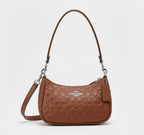 Coach Signature Leather Shoulder Bag