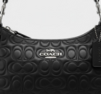 Coach Signature Leather Shoulder Bag