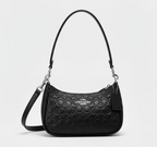 Coach Signature Leather Shoulder Bag