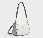 Coach Signature Leather Shoulder Bag