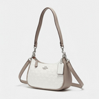 Coach Signature Leather Shoulder Bag