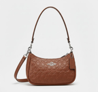 Coach Signature Leather Shoulder Bag