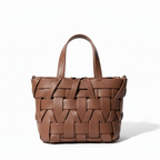 Chic Woven Leather Tote Bag