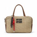 Trendy Woven Straw Box Bag