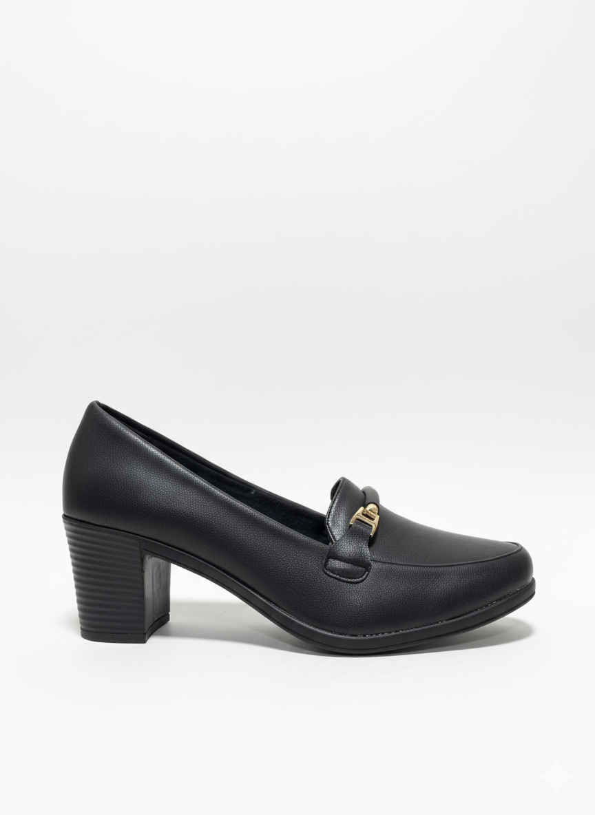 The Classic Heeled Loafer