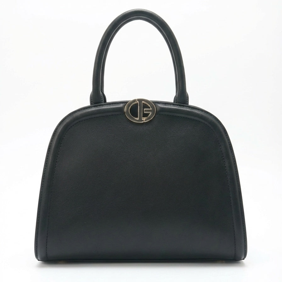 Elegant  Structured Dome Satchel