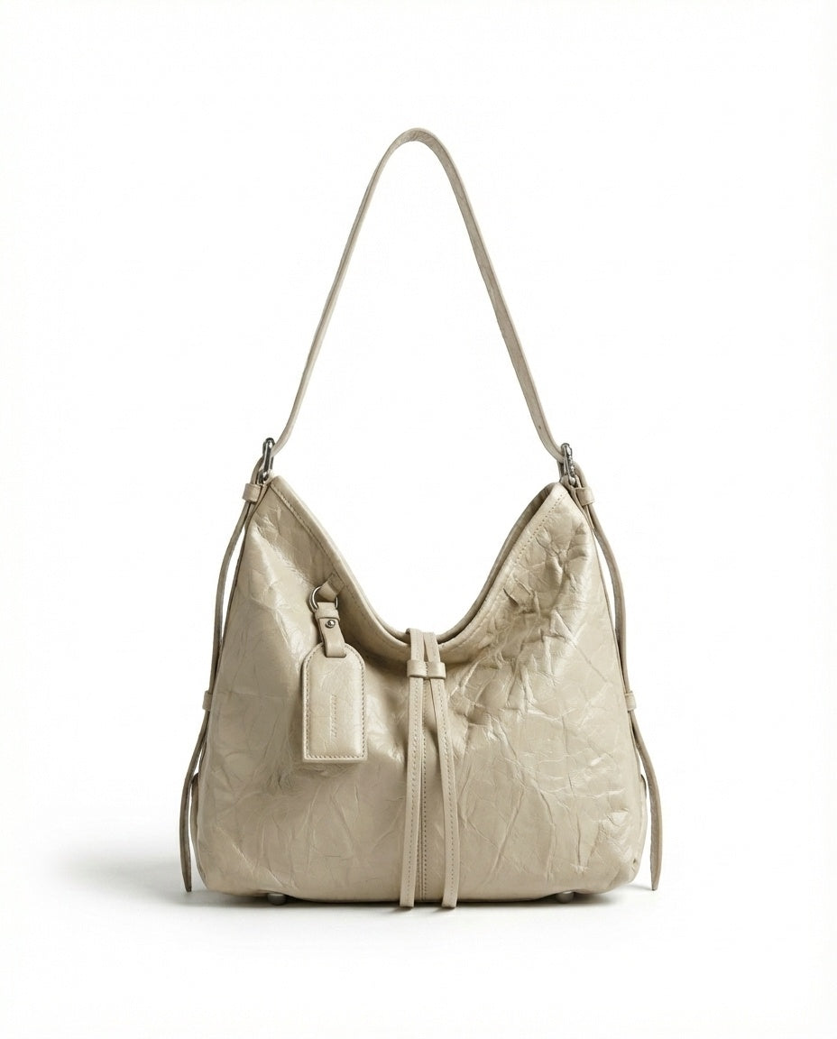Vintage Crinkled  Shoulder Bag