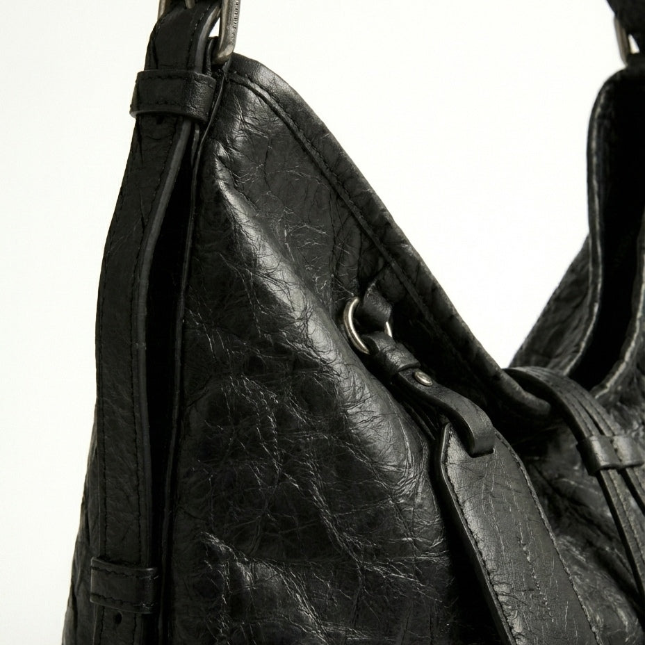 Vintage Crinkled  Shoulder Bag