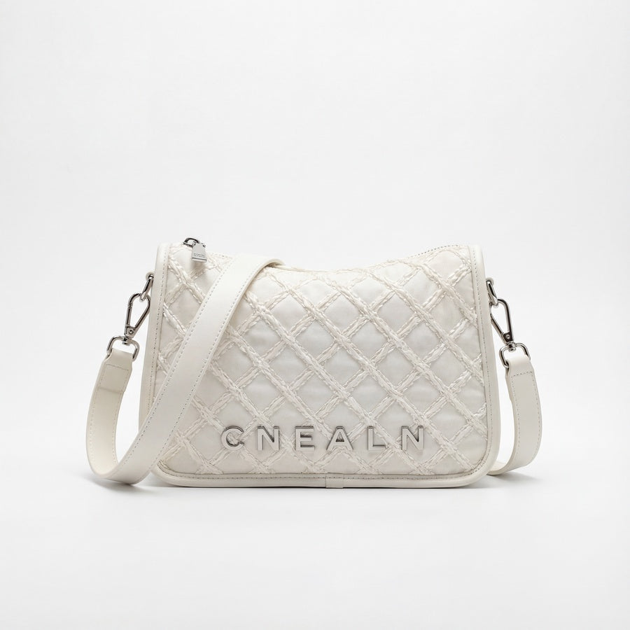 CNEALN Diamond Quilted Crossbody Bag