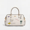 Coach New York "Graffiti Art" Leather Tote Bag