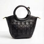 Artisanal Woven Leather Bag