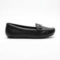 Women’s Grained Leather Driving Loafers