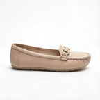 Women’s Grained Leather Driving Loafers