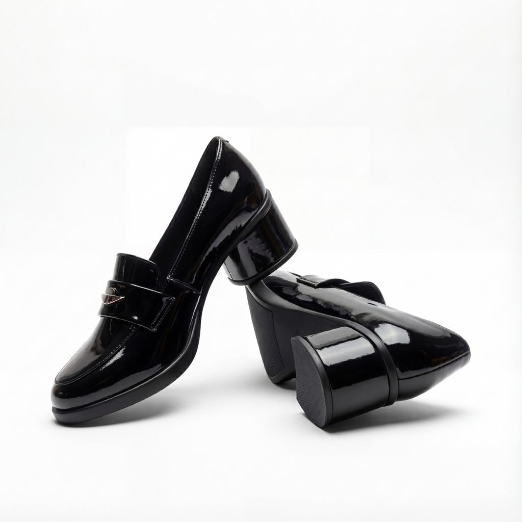 Women’s Block Heel Penny Loafers
