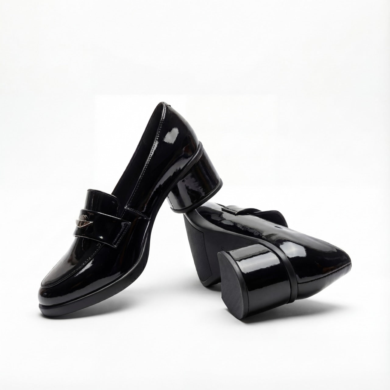 Women’s Block Heel Penny Loafers
