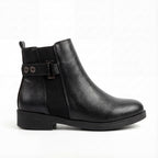 Classic Ankle Boots – Elegant Side-Strap