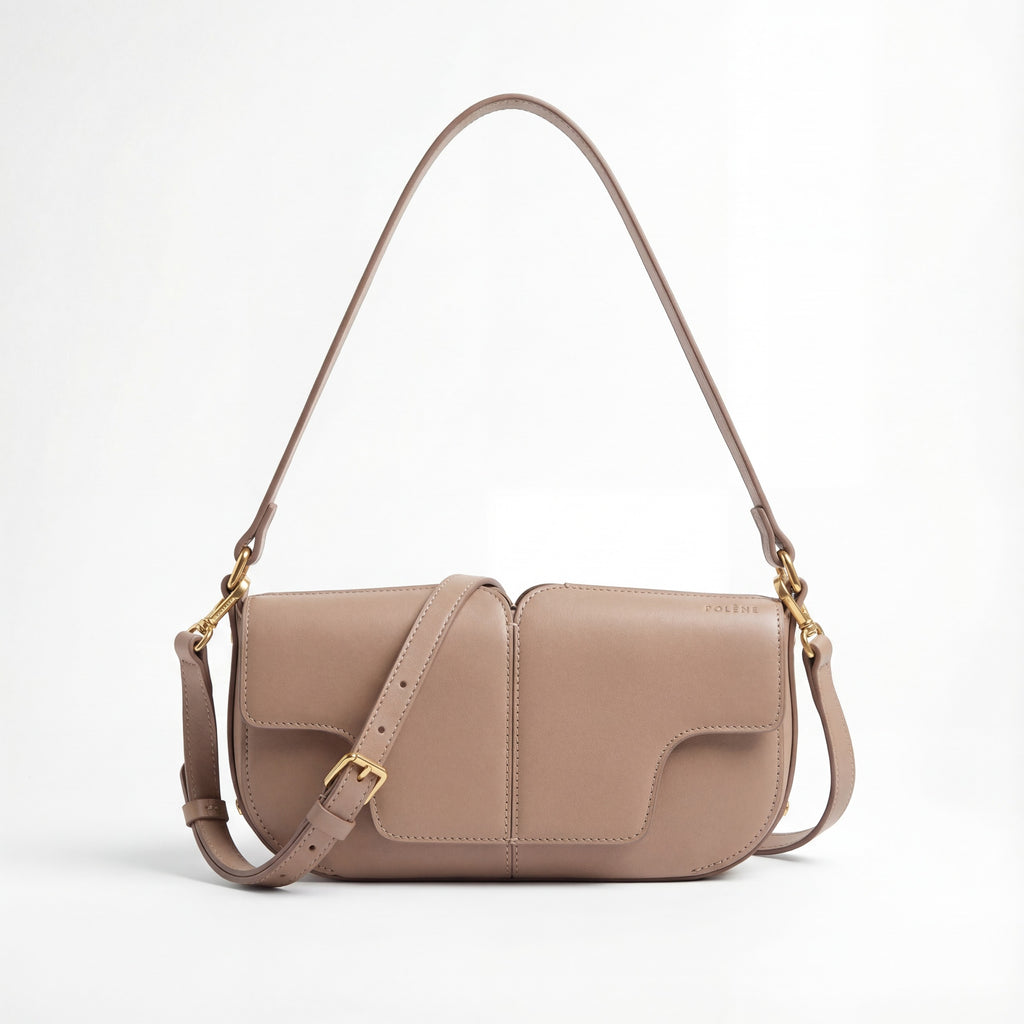 Polène Inspired Minimalist Flap Bag