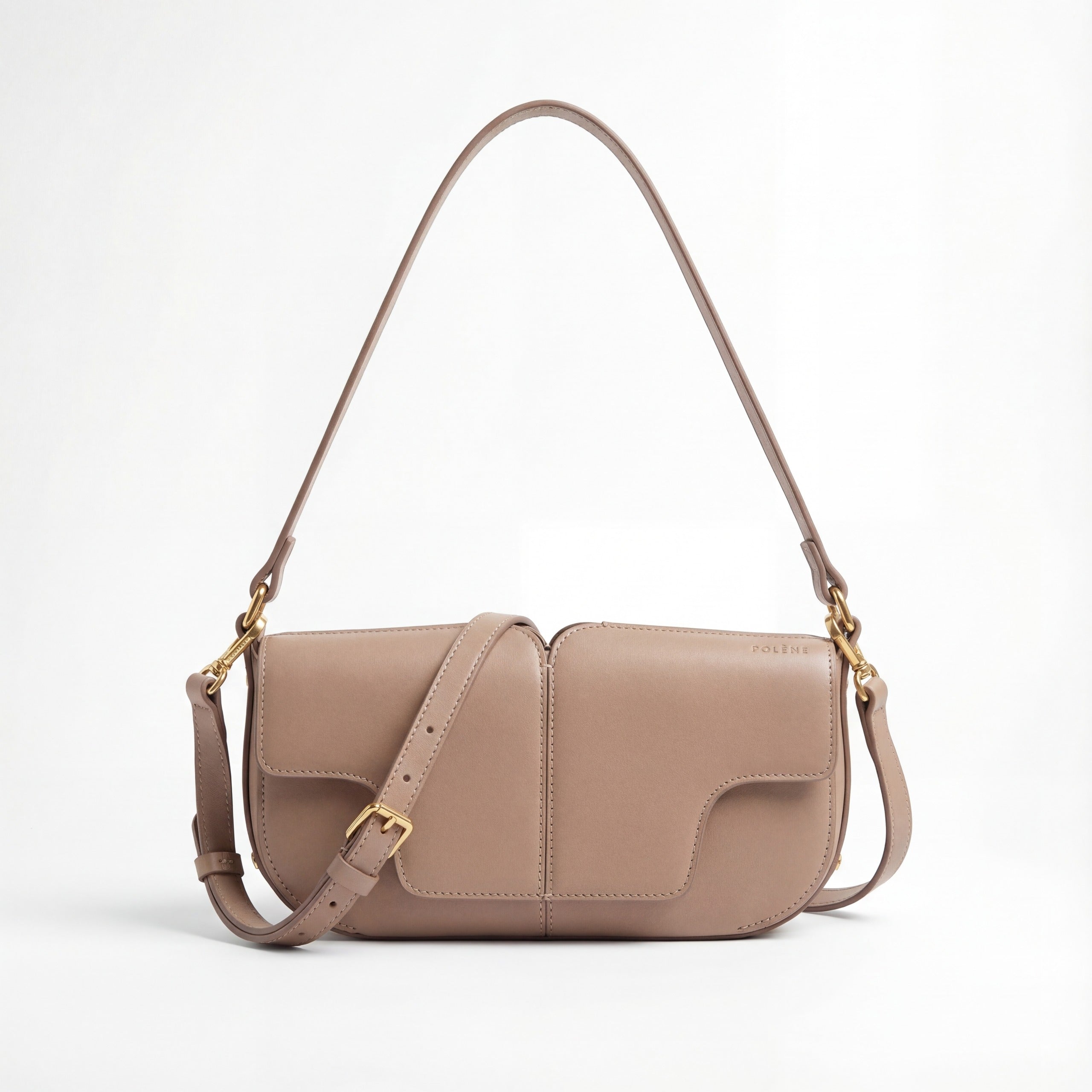 Polène Inspired Minimalist Flap Bag