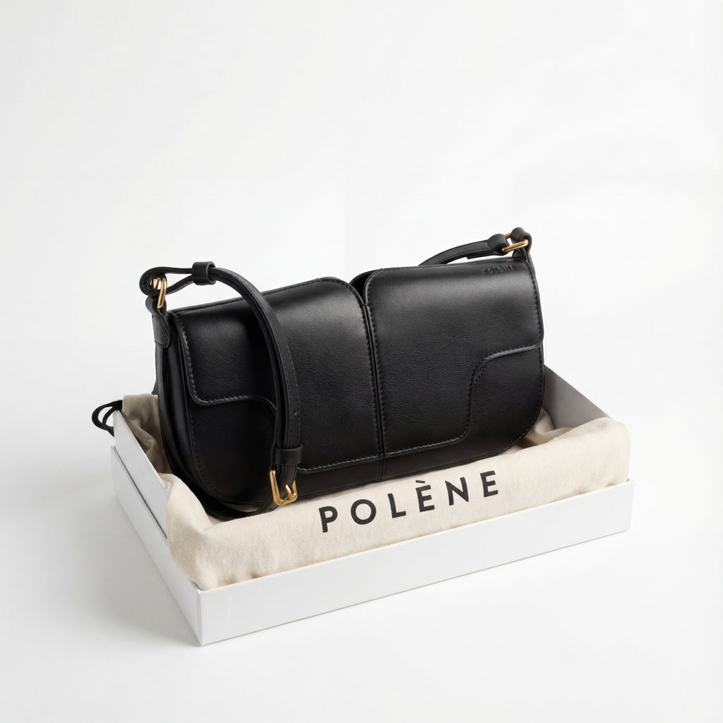 Polène Inspired Minimalist Flap Bag
