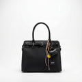 Sophisticated Textured Satchel