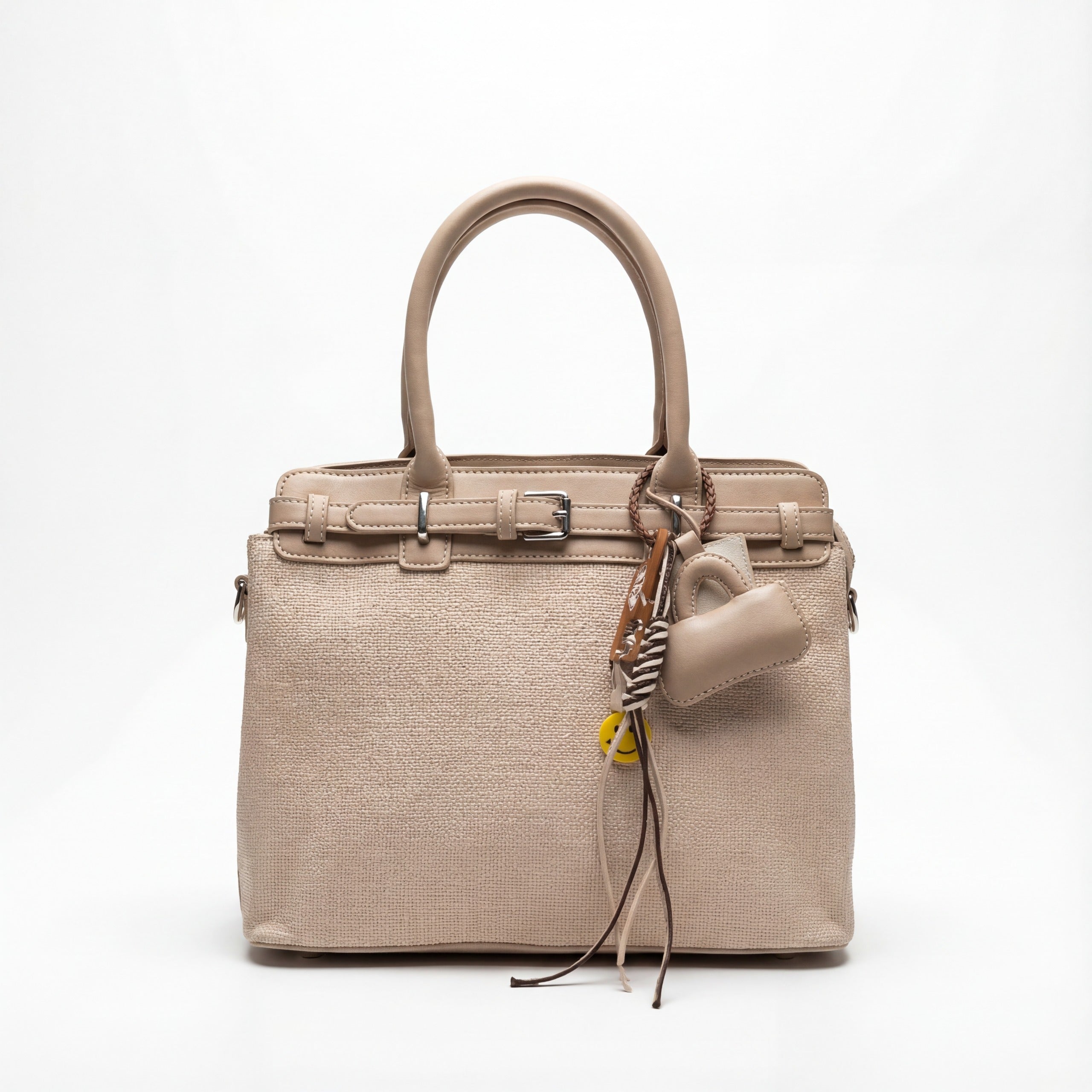 Sophisticated Textured Satchel