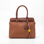 Sophisticated Textured Satchel