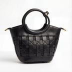 Artisanal Woven Leather Bag