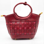 Artisanal Woven Leather Bag
