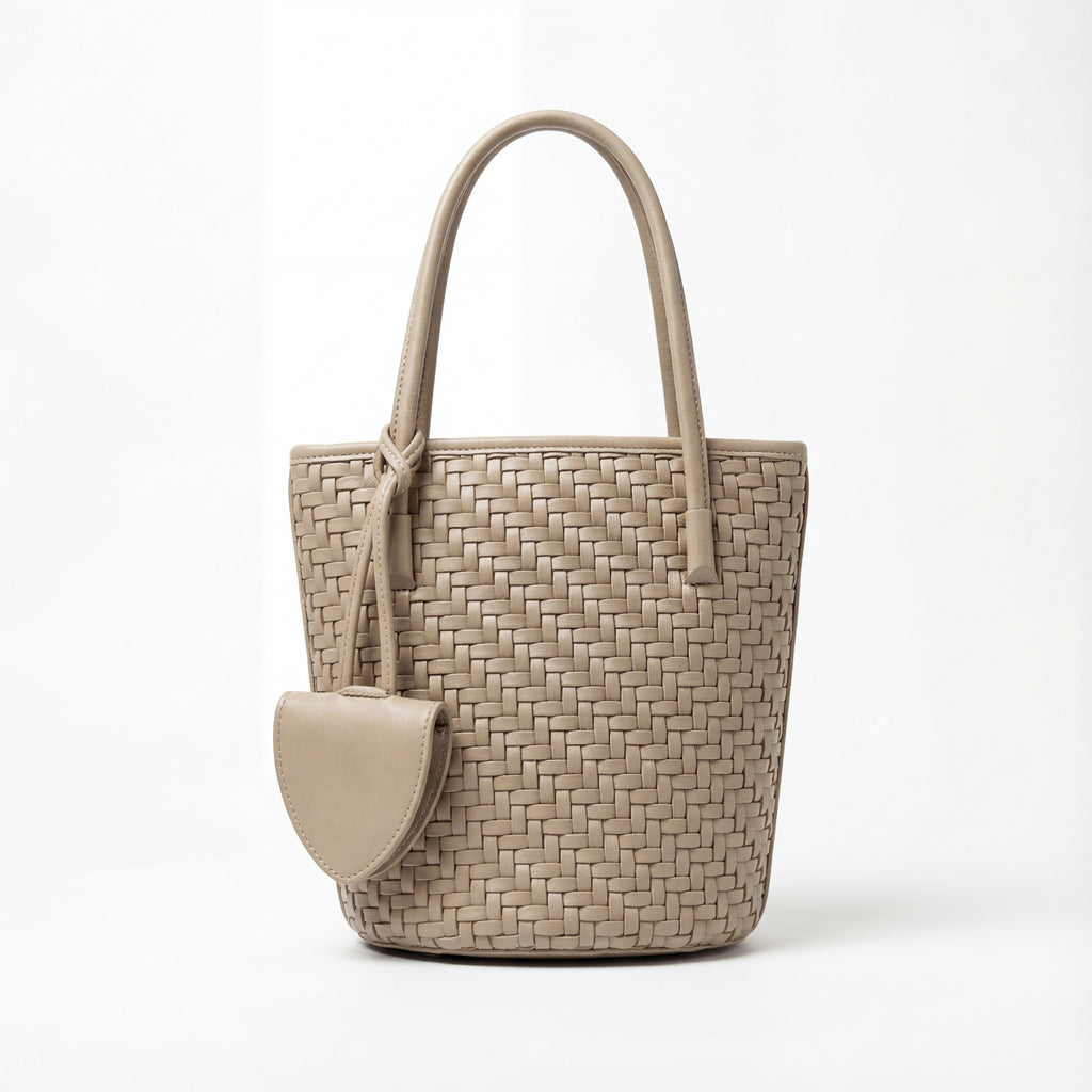 Hand-Woven Textured Tote