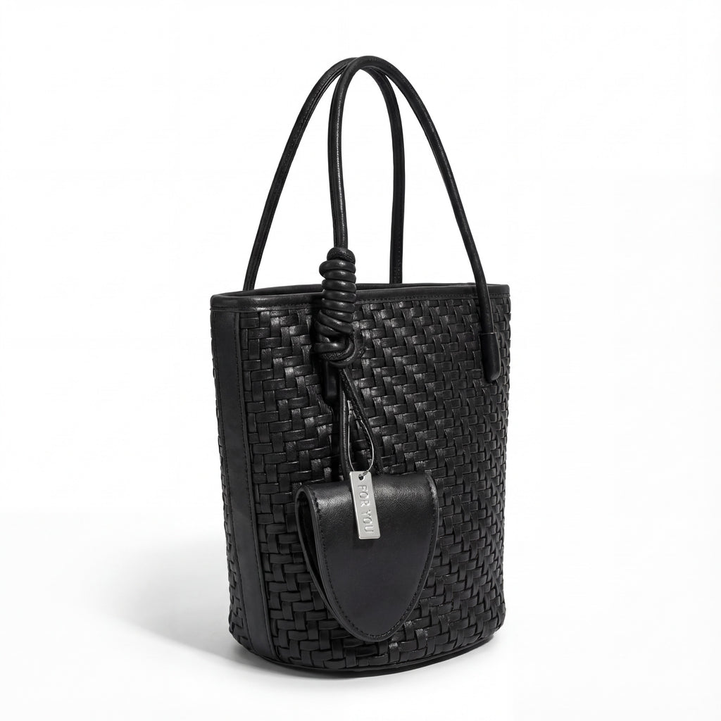Hand-Woven Textured Tote