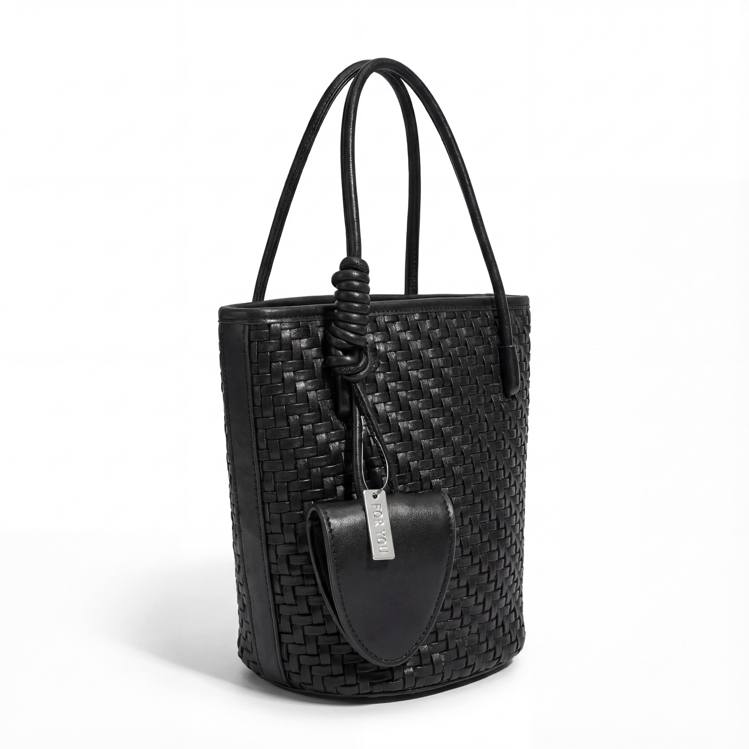 Hand-Woven Textured Tote