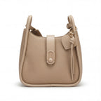 Chrisbella Signature Pebble-Grain Hobo Bag