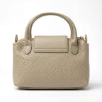 Chrisbella Elegant Pebble-Grain Mini Satchel