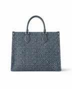 Onthego MM - Monogram Denim Tote Bag