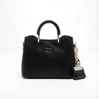 Woven Texture Satchel Bag with Braided Handle