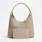 Luxury Woven Leather Hobo Bag