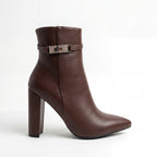 Women’s Elegant Pointed-Toe Ankle Boots