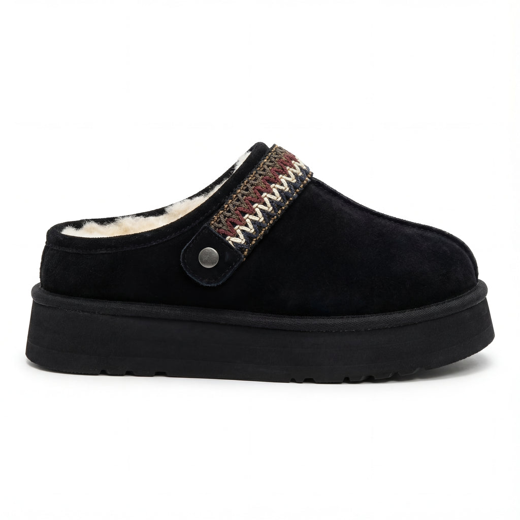 Trendy Platform Faux-Fur Slippers