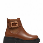 Chunky Sole Tan Chelsea Boots