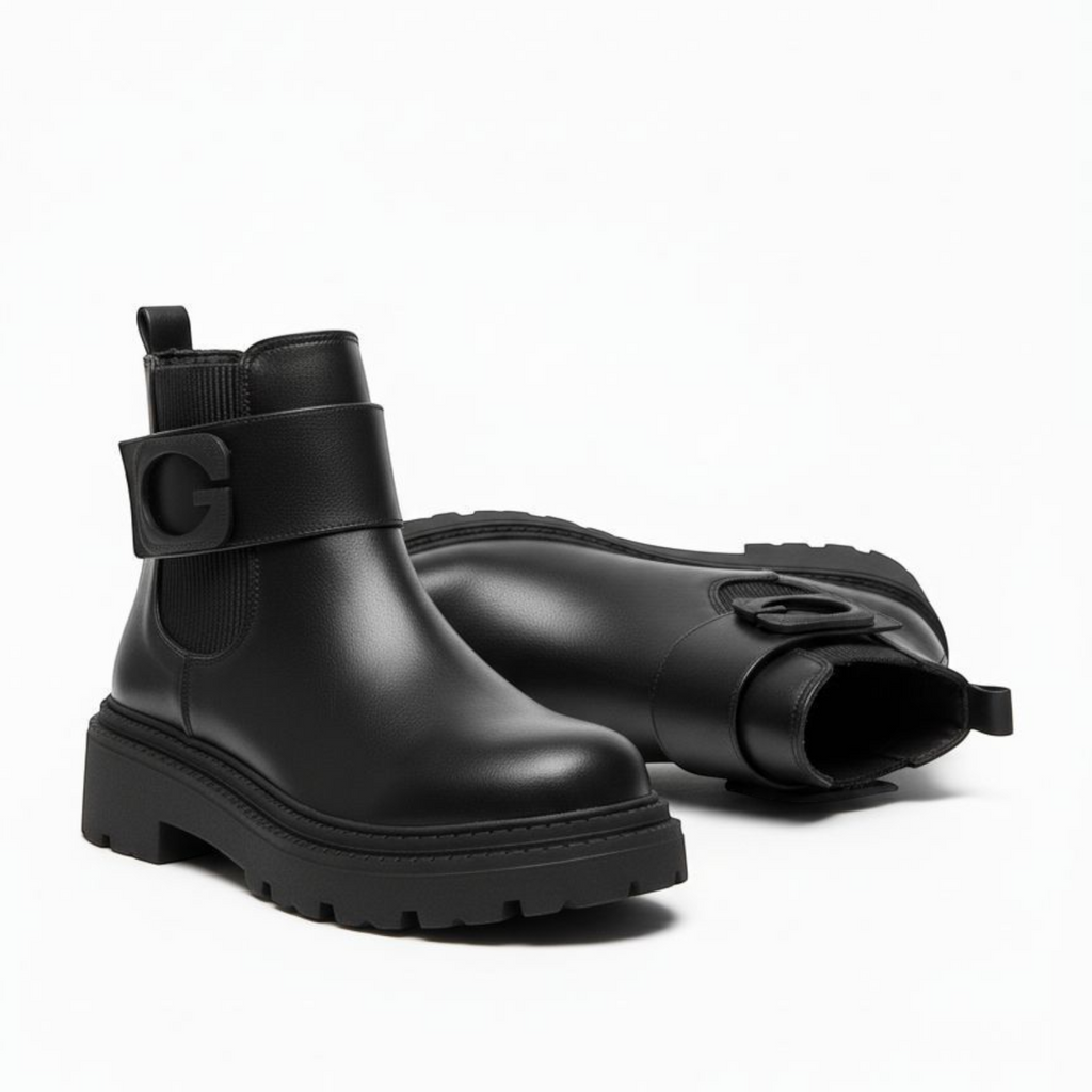 Chunky Sole Tan Chelsea Boots