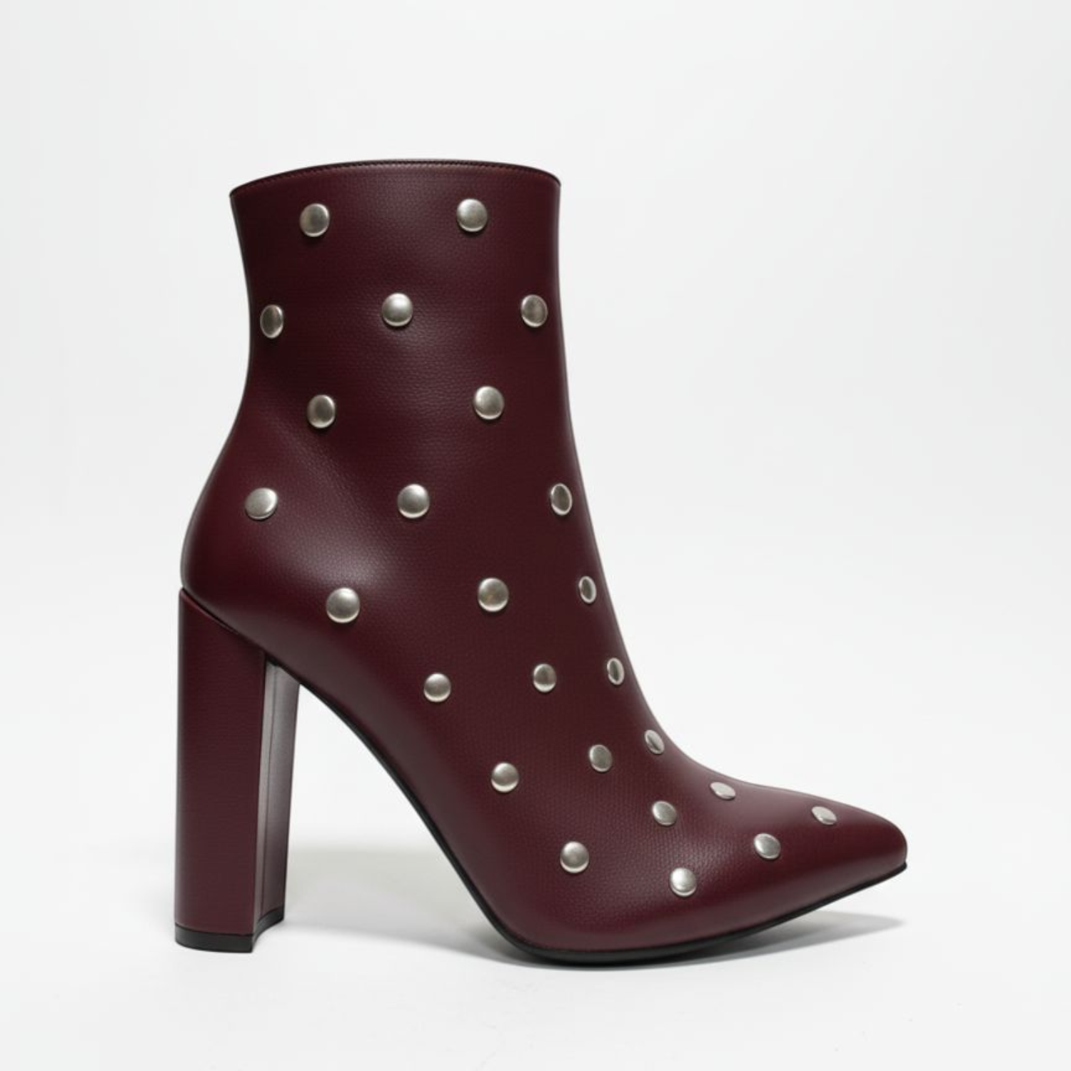 Women's Studded Block Heel Ankle Boots