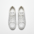 Snake Leather Court Sneaker