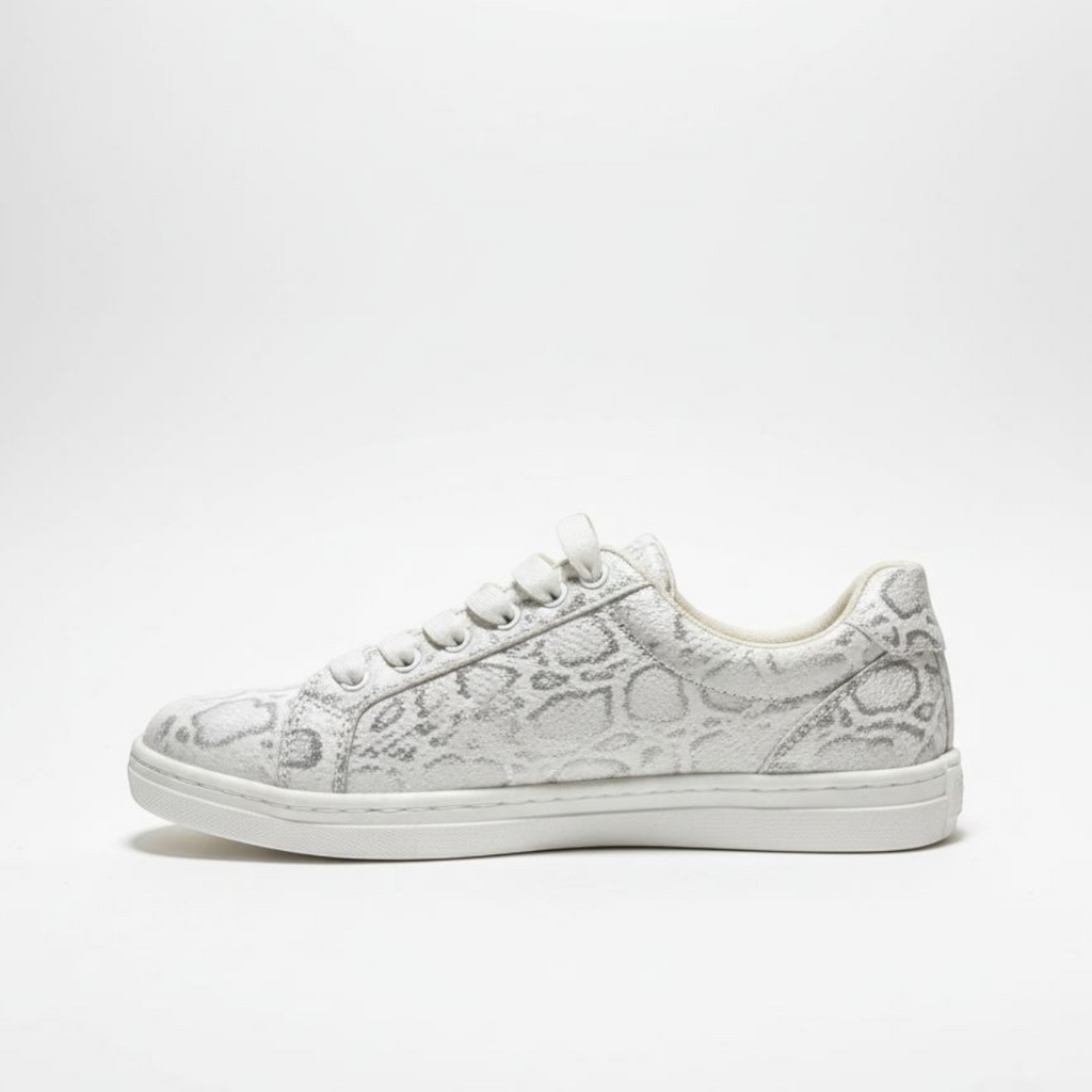 Snake Leather Court Sneaker