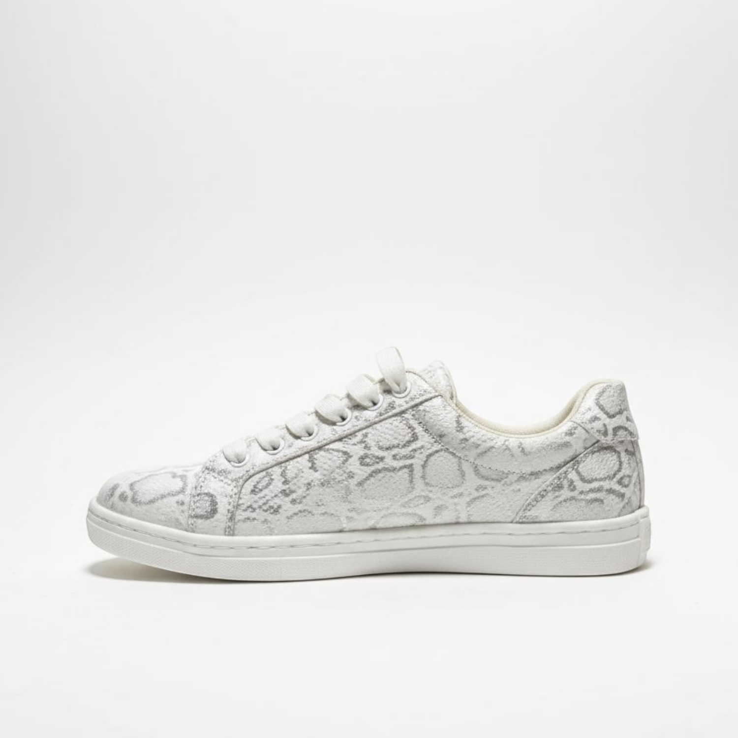 Snake Leather Court Sneaker
