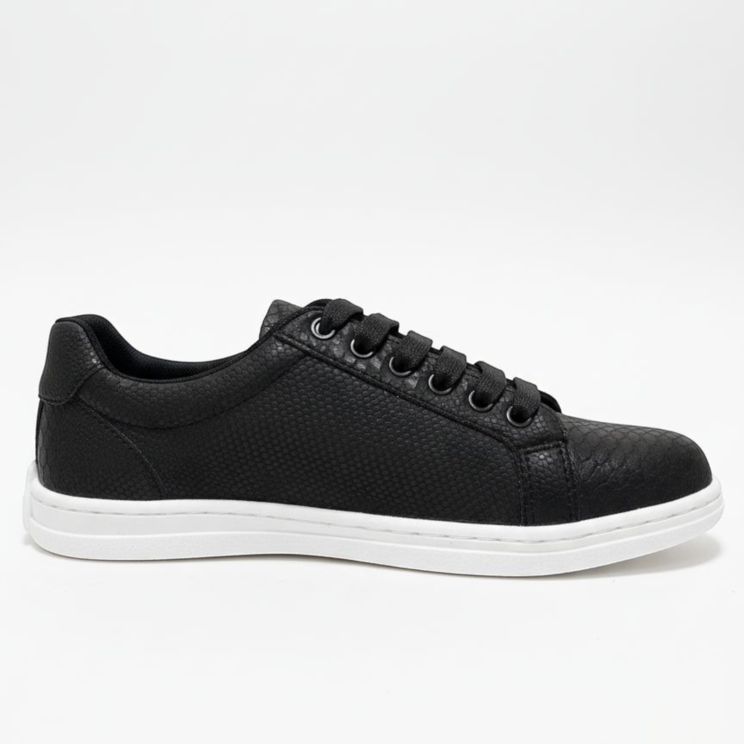 Snake Leather Court Sneaker