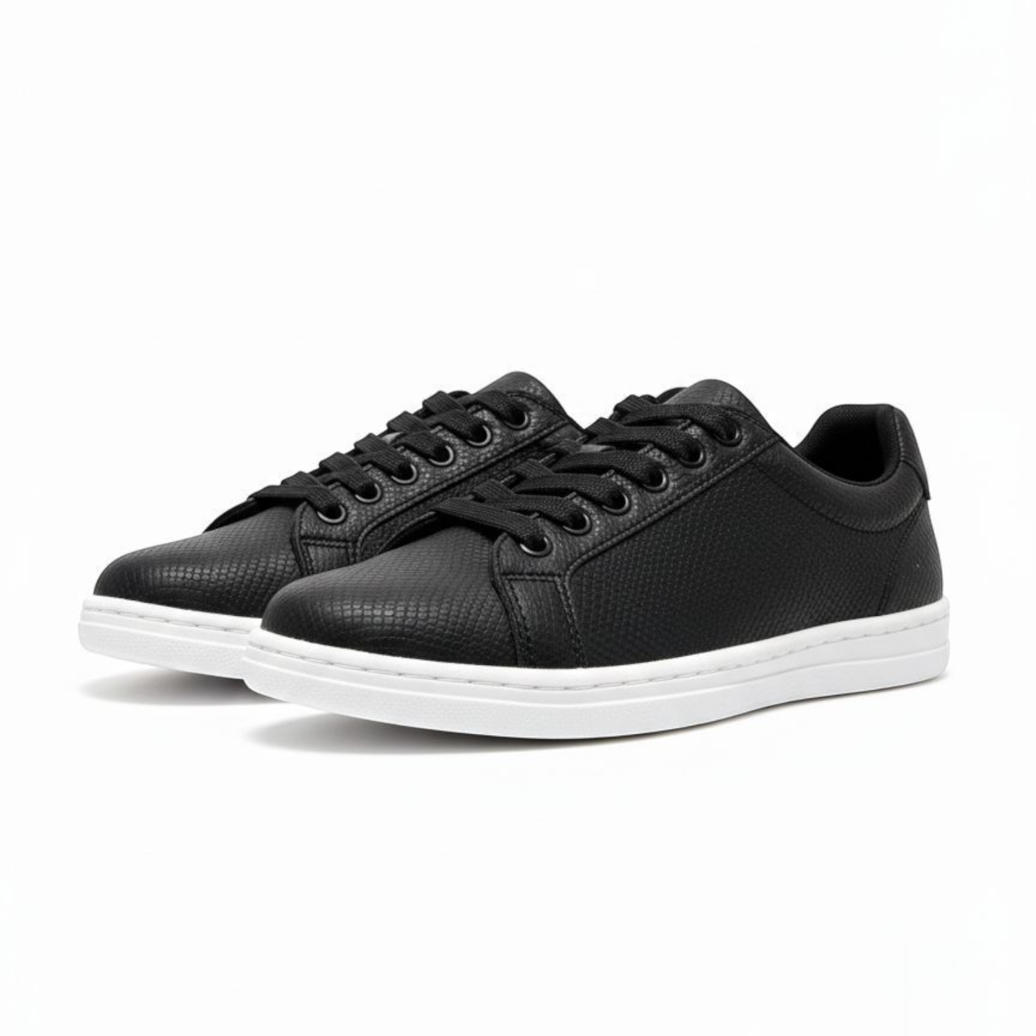 Snake Leather Court Sneaker