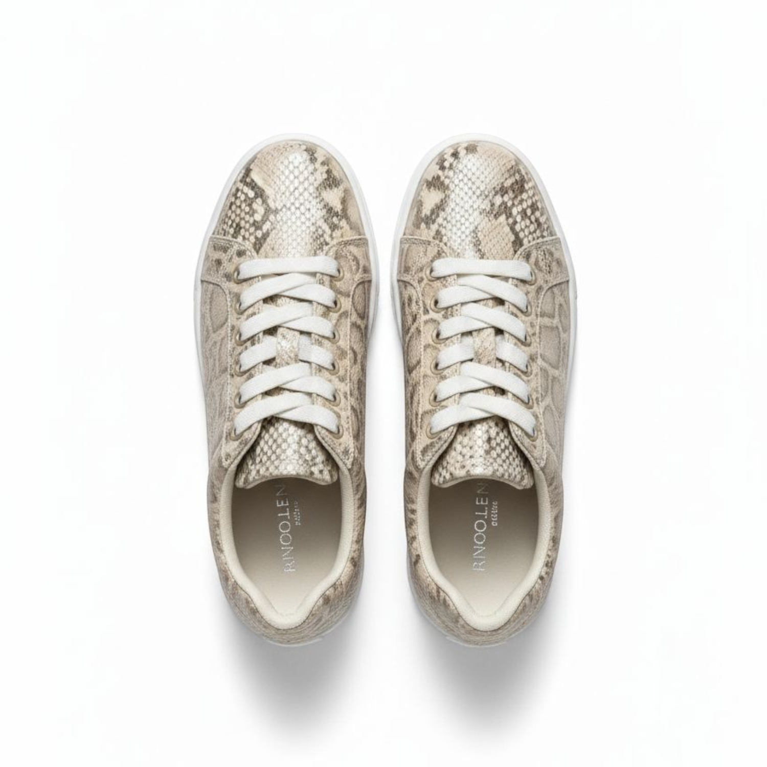 Snake Leather Court Sneaker