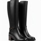 The Buckle Detail Knee-High Boot