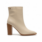 The Elegant Gold-Tip Ankle Boot