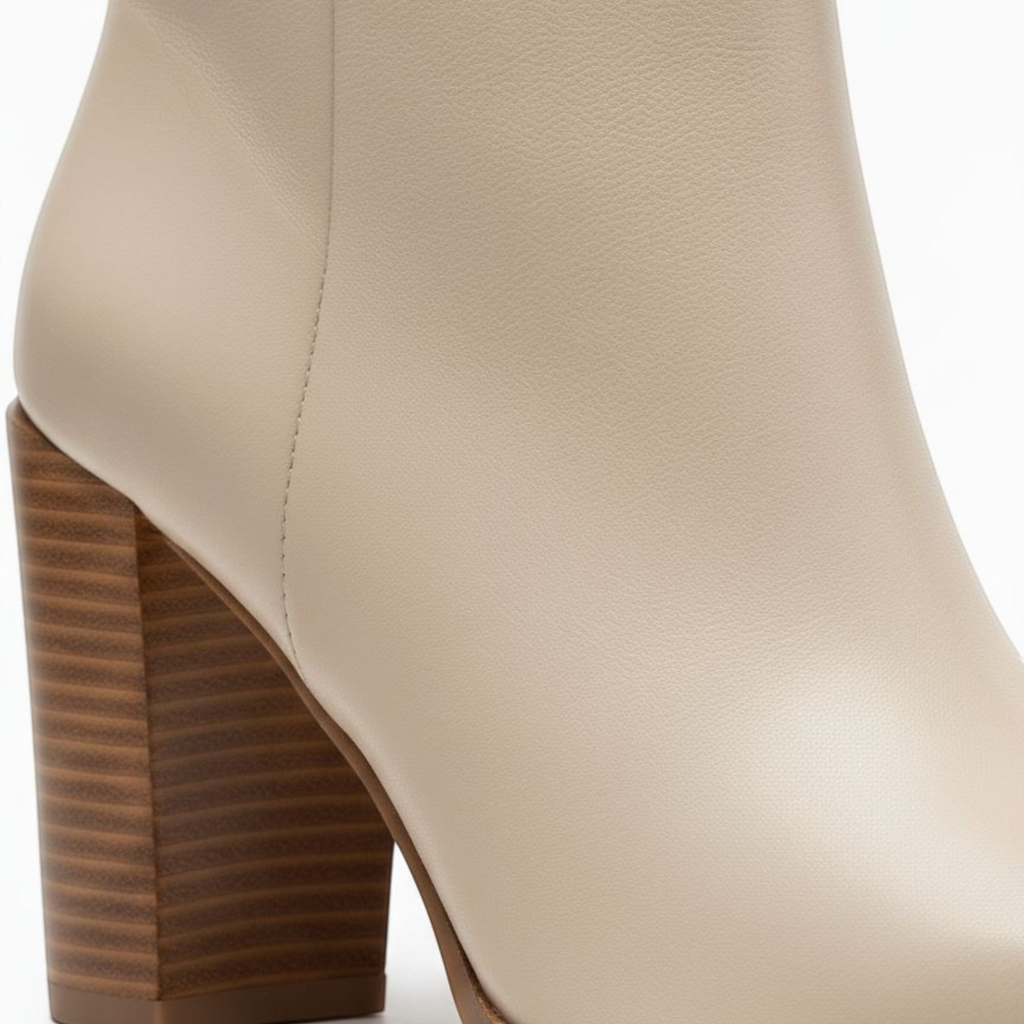 The Elegant Gold-Tip Ankle Boot